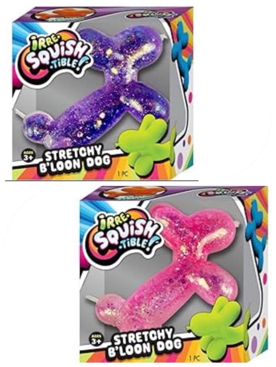 Irre squish tible Other - Squishy Gel Confetti Balloon Dog sensory Irre Squish Tible Stretchy